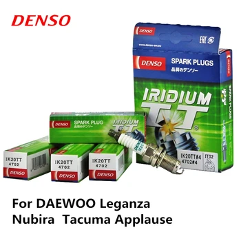 

4pieces/set DENSO Car Spark Plug For DAEWOO Leganza Nubira Tacuma Applause Iridium Platinum IK20TT