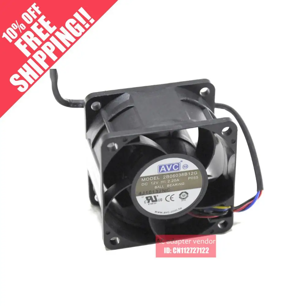 Per Hp Dl180 G6 Fan 519199-001 / 530748-001 Avc 2B06038B12G