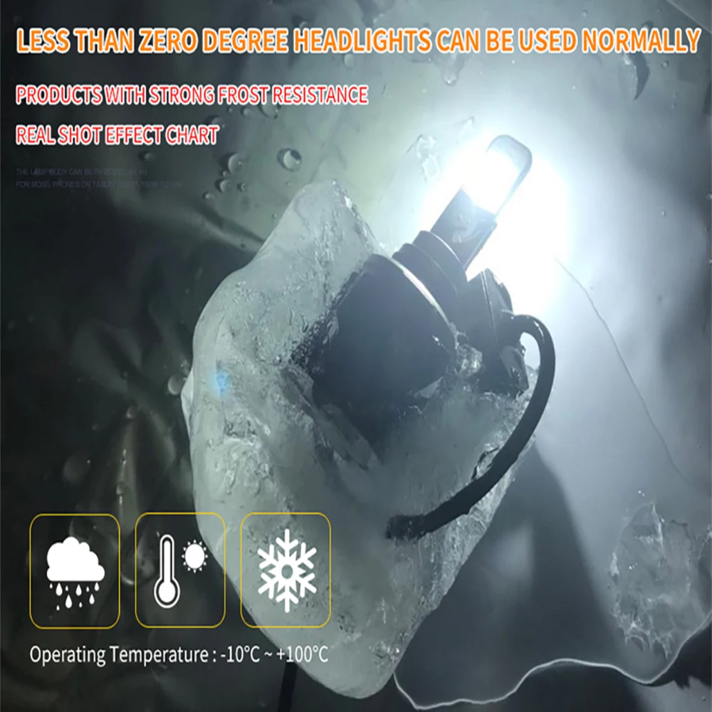 Комплект для автомобильных светодиодных фар H1 P145S 120 Вт 6000 лм|Передние LED-фары