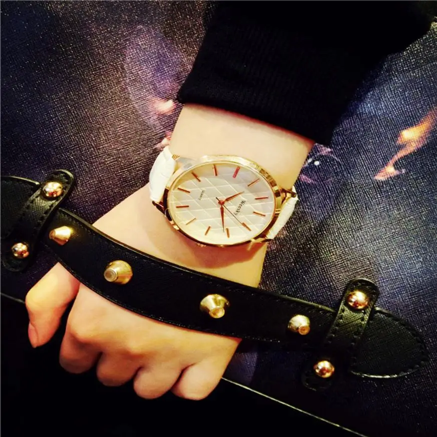 2017 новые простые повседневные модные украшения для мужчин и женщин пара часов