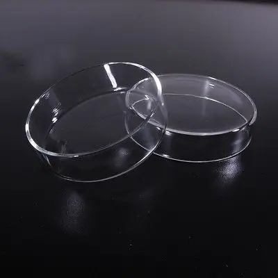 100 мм боросиликатное стекло Петри культуры блюдо для Пособия по химии лаборатории бактериальных дрожжи