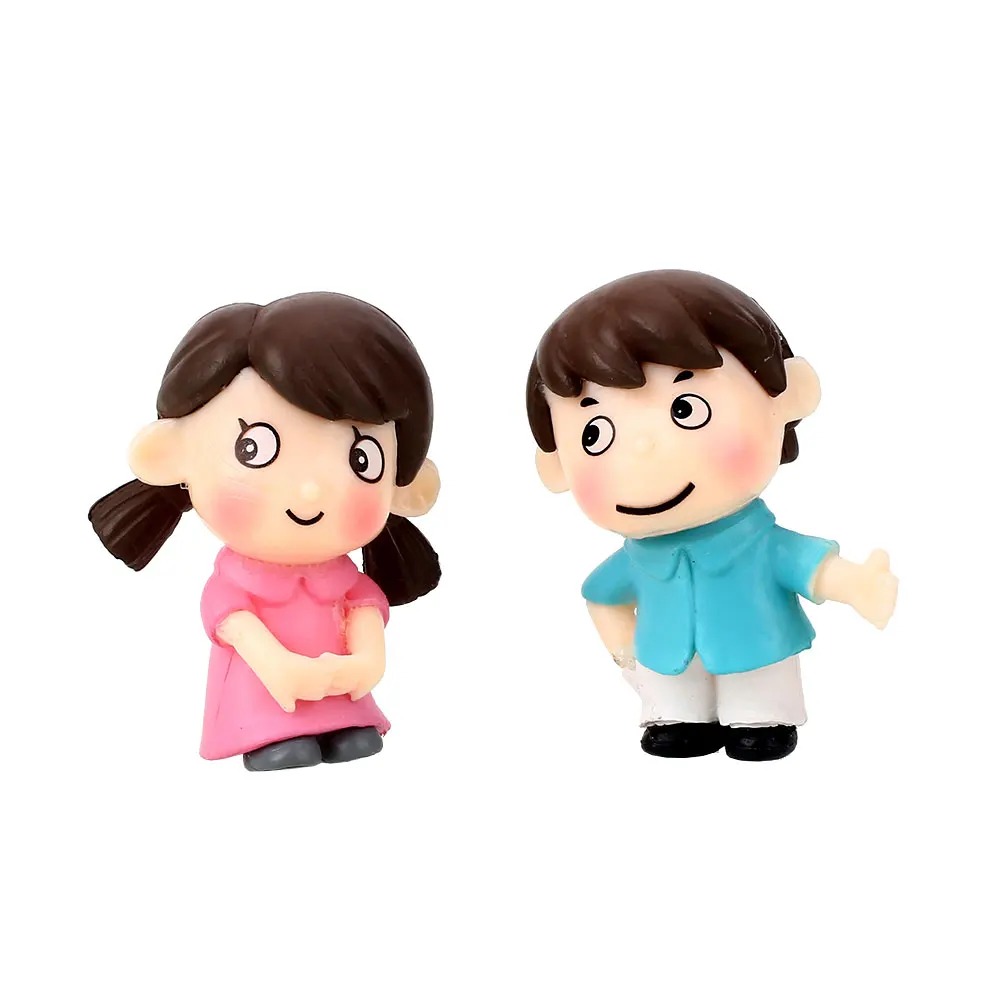 Dollhouse PVC Figure Accessories Cute Couples Figurine Decor Decoration