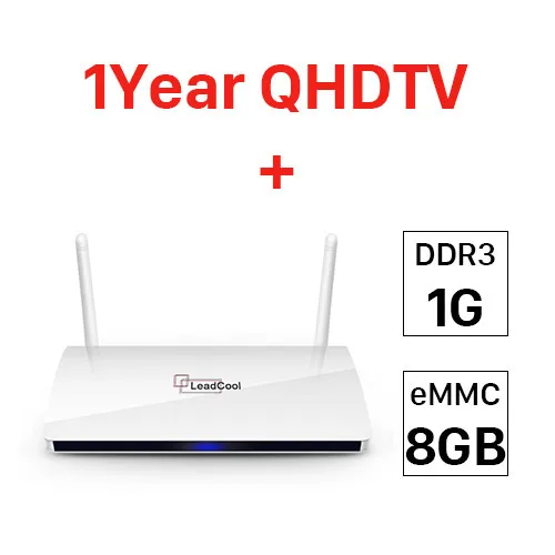 8G Box 1 Year QHDTV Leadcool QHDTV IPTV коробка французский арабский IPTV 1 год подписка код Smart Android Нидерланды Франция Бельгия арабский IPTV верхняя коробка - Цвет: 8G Box 1 Year QHDTV