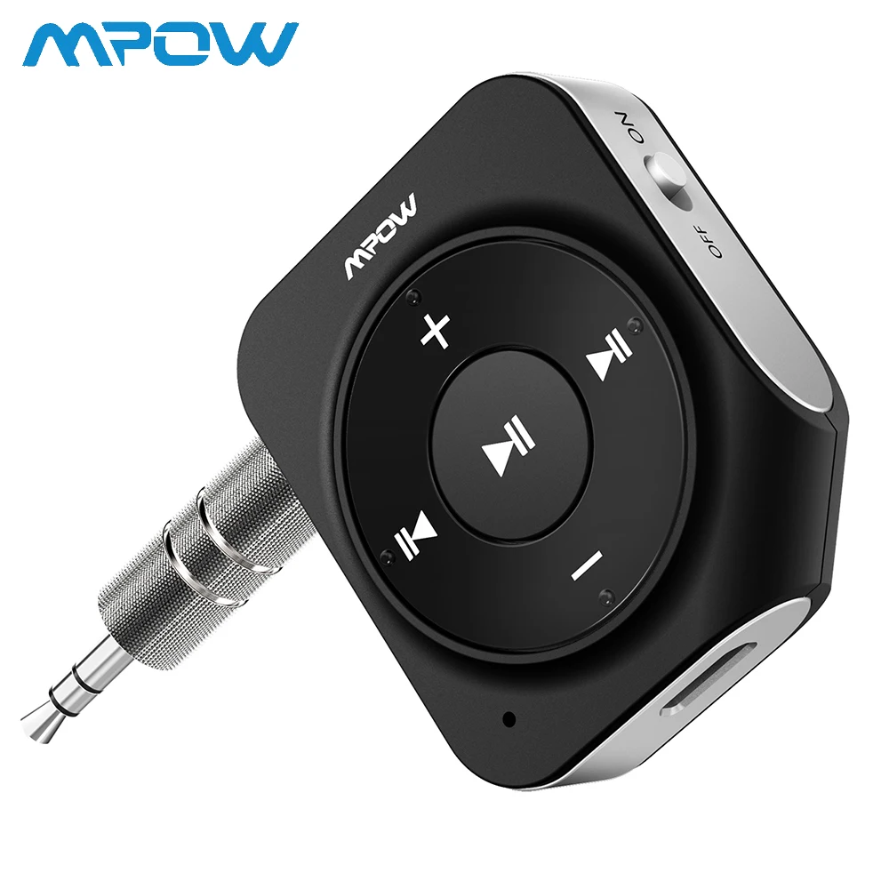 Mpow Bluetooth приемник Bluetooth 4,1 автомобильный адаптер портативный автомобильный комплект CVC 6,0 Шумоподавление для дома/автомобиля звуковая система