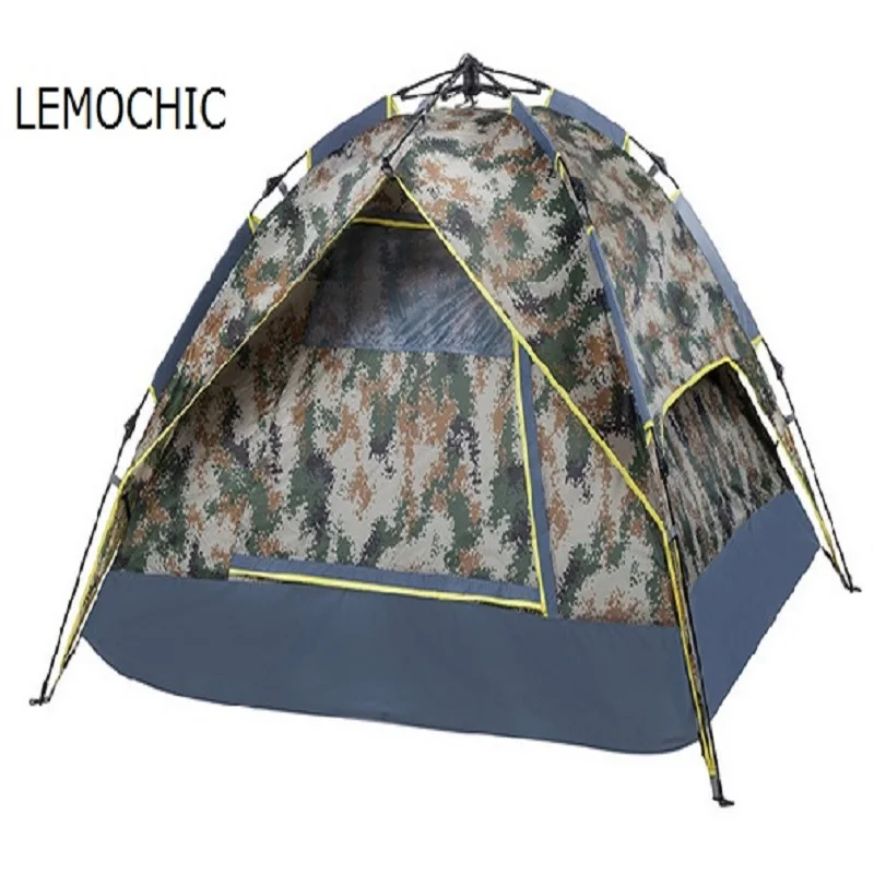 High quality large ventilation 2s automatic quick opening 4 lounger