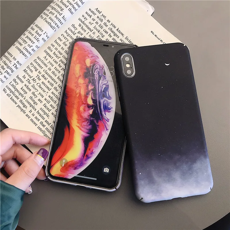 Роскошный Жесткий чехол из поликарбоната для телефона iPhone 7 8 Plus 6 6s черного и