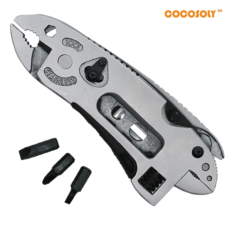 

Multitool Pliers Pocket Knife Screwdriver Set Kit Adjustable Wrench Jaw Spanner Repair Survival Hand Multi Tools Mini