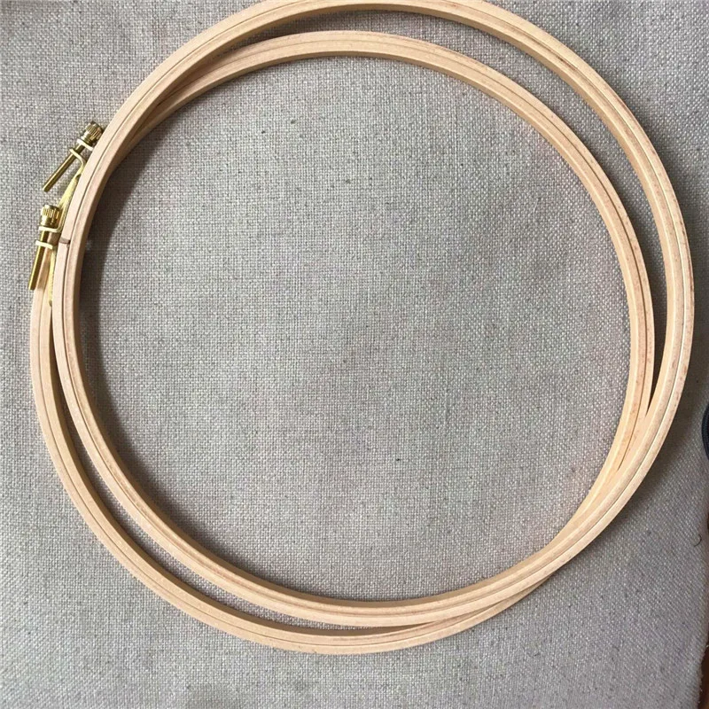 Dia28cm Quilting Hoop Wood Material Embroidery Hoop Circle Round Wooden