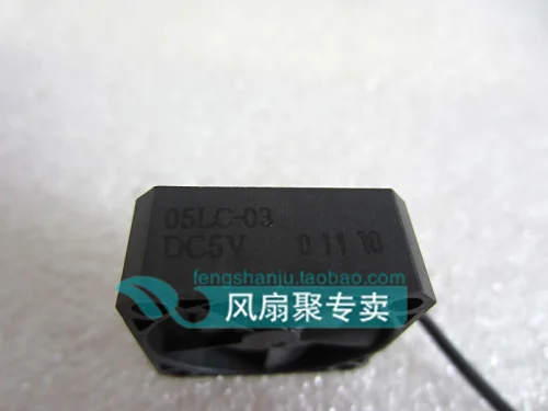 Новый бесшумный микровентилятор Nidec 2 5 см 2510 В 0 08 а DF251R 05LC 25*25*10 мм провода|silent fan|10mm