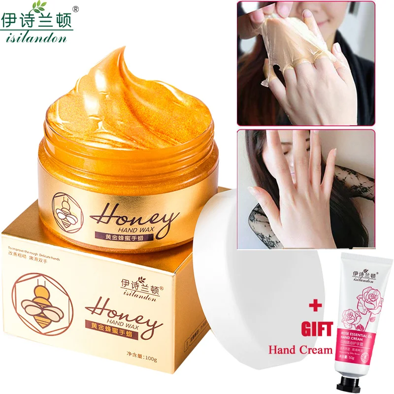 

Skin Care Hand Mask Milk Gold Honey Paraffin Wax Hand Masks Hand Care Moisturizing Whitening Skin Care Exfoliating Hand Cream