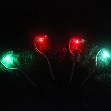 4 шт Открытый Солнечный свет многоцветный светодиодный Путь Настенный садовый светильник свет Рождество