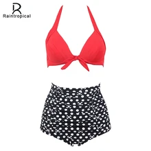 Raintropical 2017 Новый Сексуальный Короткий Топ Bikinis Женщины Купальники Push Up Женский Купальник Бикини Установить Пляжная Одежда Купальники Biquini
