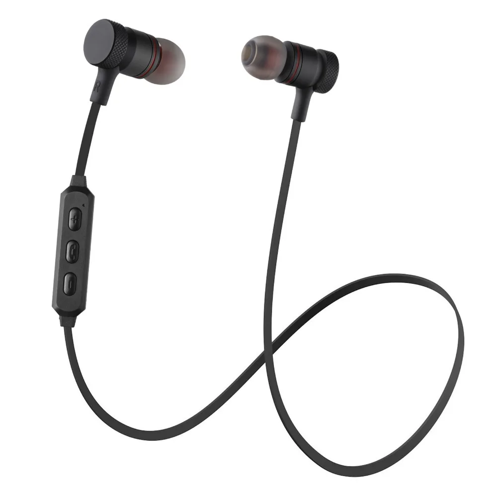 Магнитный беспроводной Bluetooth наушники гарнитура для IOS Android смартфон Спорт с