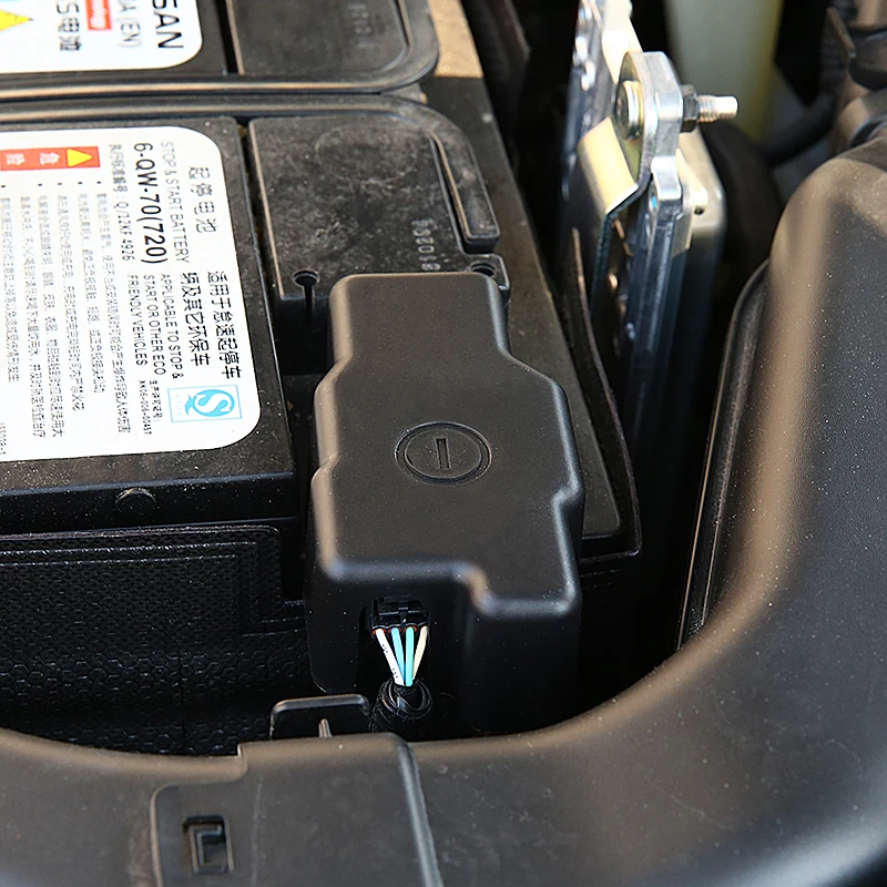 Автомобильный двигатель батарея анод отрицательный электрод полюс терминал Защитная крышка для Nissan X-Trail XTrail Rogue T32