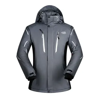 

MUTUSNOW Brand Men Ski Snowboard Jacket Hooded Super Warm Clothing Outdoor Sport Wear Windproof Waterproof Male Skiing Coat New