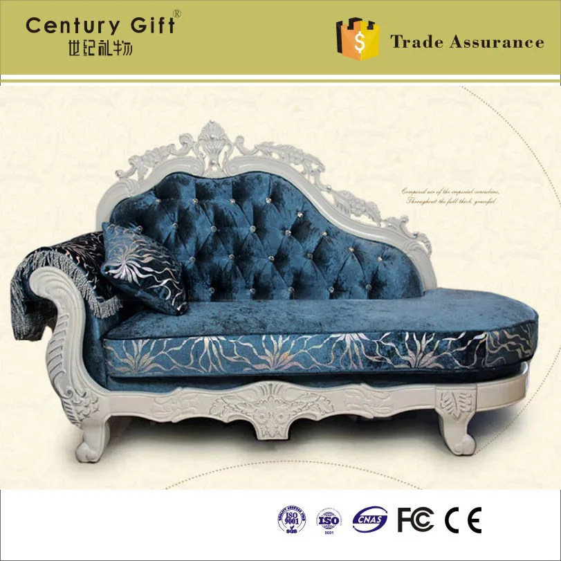 italian luxury blue fabric sofa sets living room furniture antique