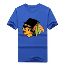 2017 Men’s Chicago Blues Brothers Go Blackhawks T-Shirt Cool T Shirt Printed Rapids Casual Tees 100% cotton