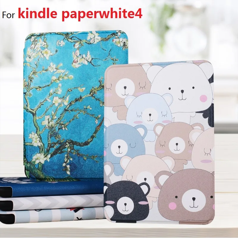 

Smart cover case for 2018 new Amazon kindle paperwhite 4 e-reader ultra slim kindle 6 inch case New kindle paperwhite 4 cover