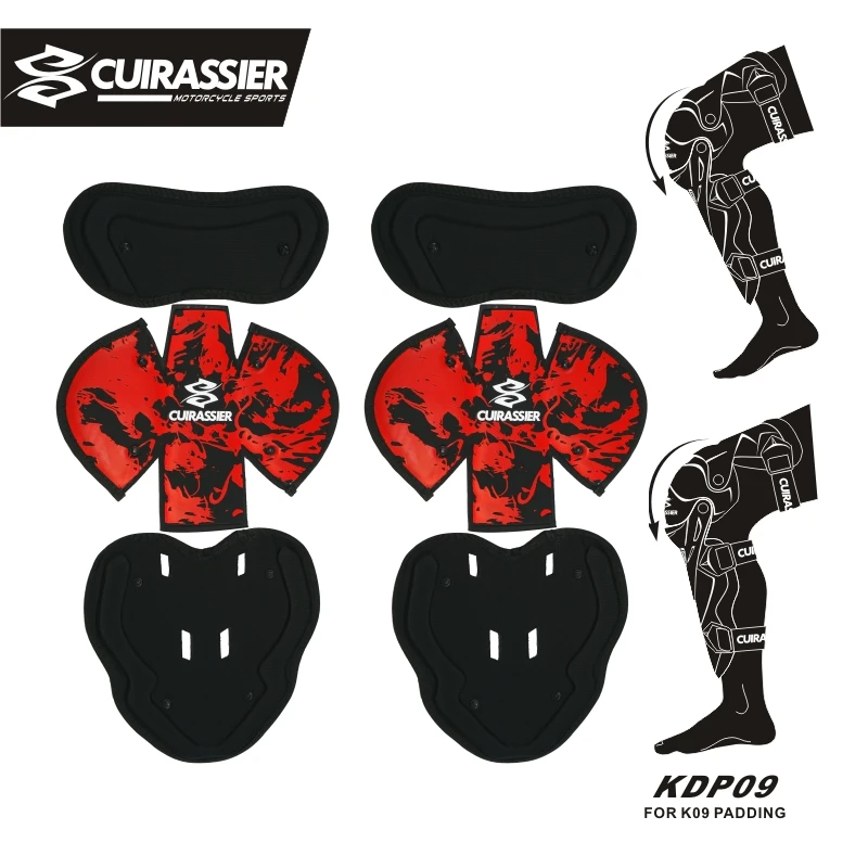 Наколенники для мотокросса Cuirassier KDP09 защитные наколенники мотогонок 5