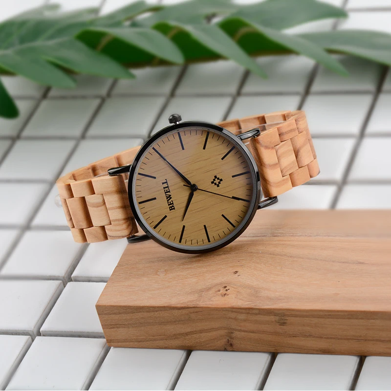 BEWELL WOODEN WATCH