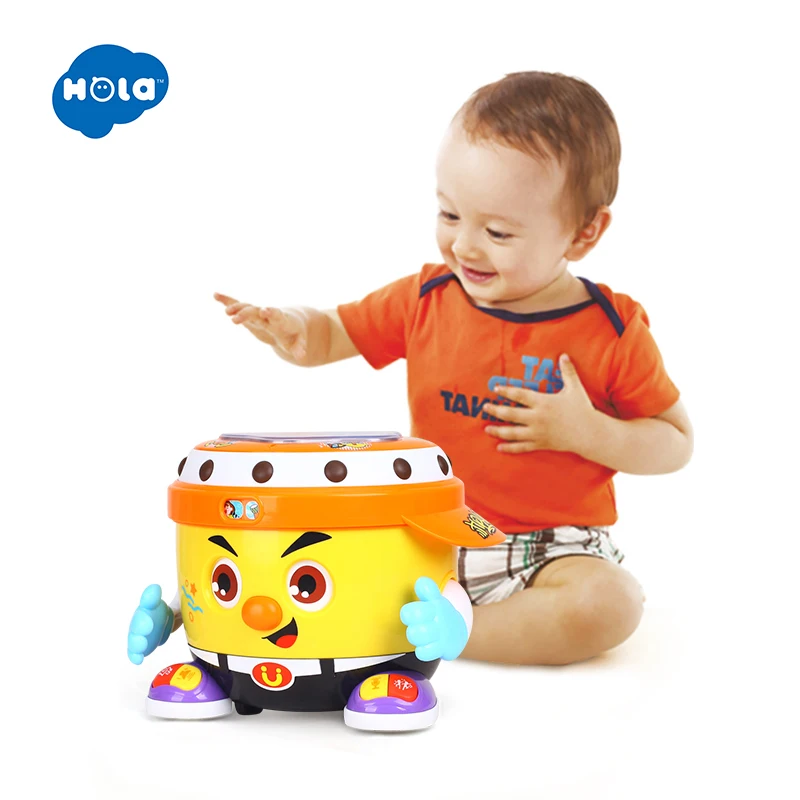 

HOLA 6107 Baby Toy DJ Party Drum Toy with Music & Light Learning Educational Toys for Children