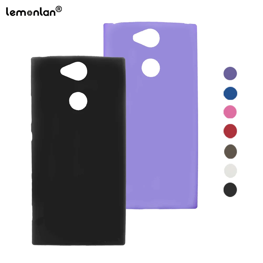 Lemonlan для Sony L1 чехол Полный Матовая Мягкий гель ТПУ задняя крышка Xperia L2 XA XA2 Ультра