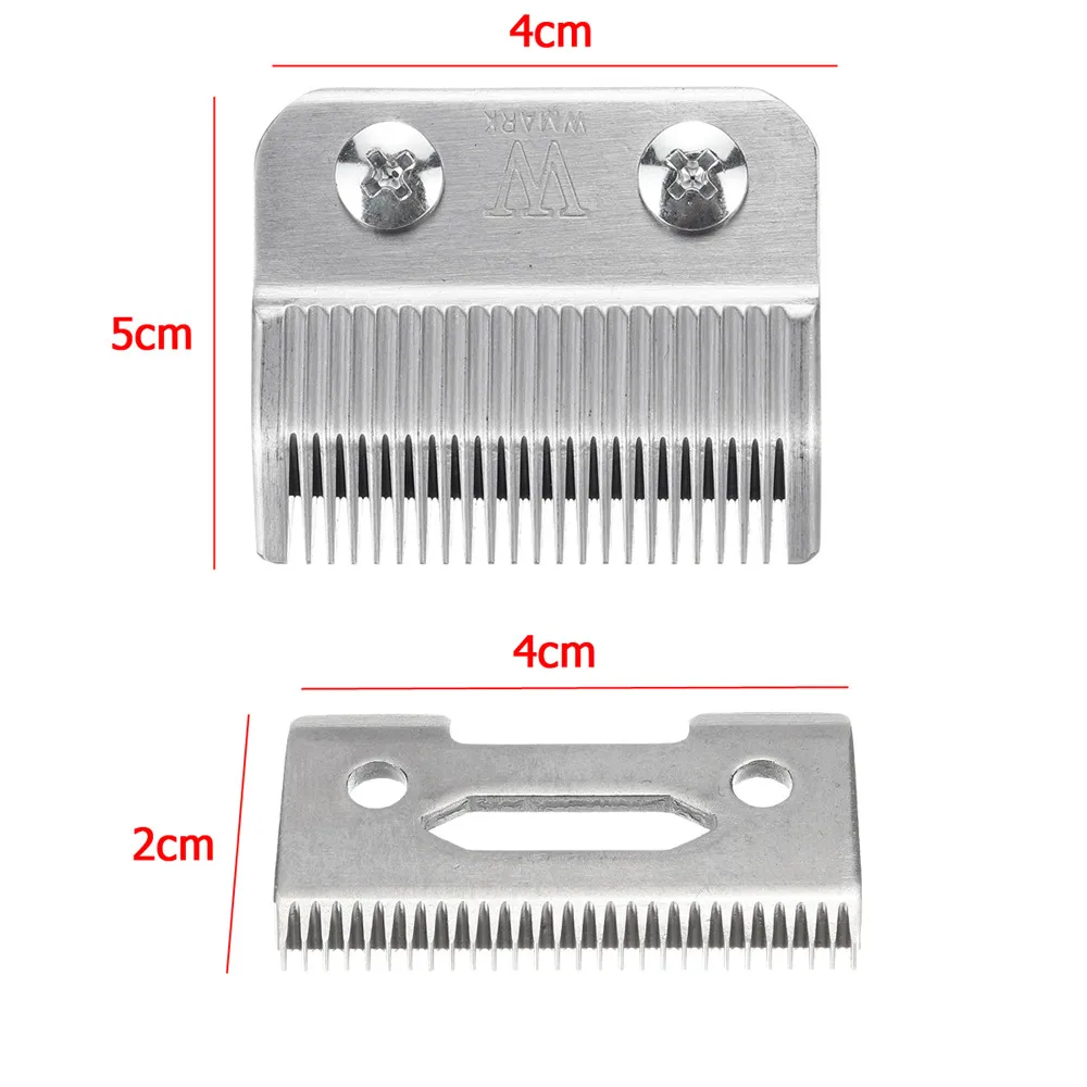 2 шт щепка 2 отверстия клипер лезвие Резак металлический нижний резак для Wahl электрические ножницы машинка для стрижки волос триммеры для парикмахерского домашнего использования