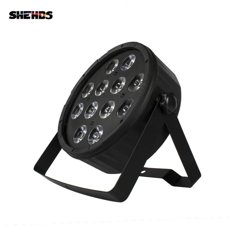 Быстрая доставка светодиодный плоский светильник Par 12x12W RGBW 4 в 1 DMX512 сценический
