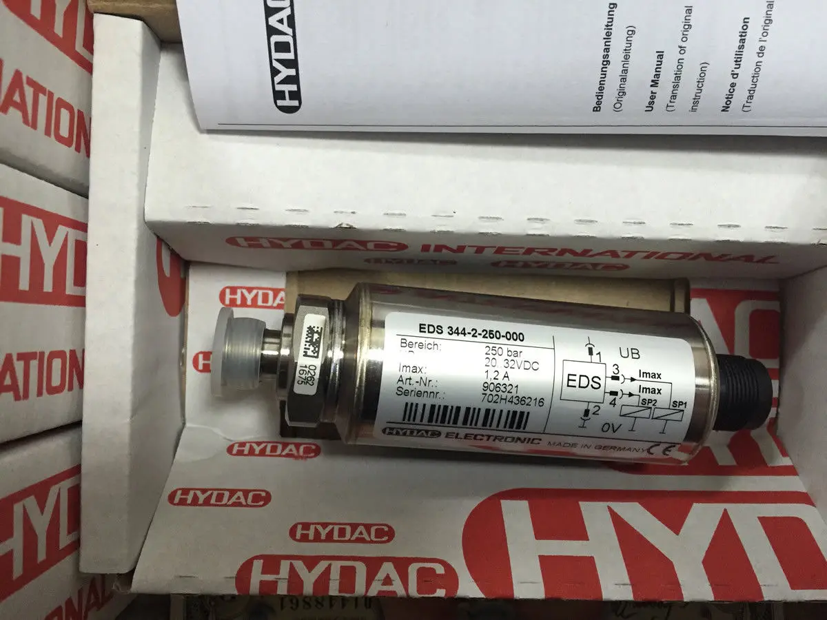 

EDS344-2-250-000 new hydac pressure sensor HYDAC valve