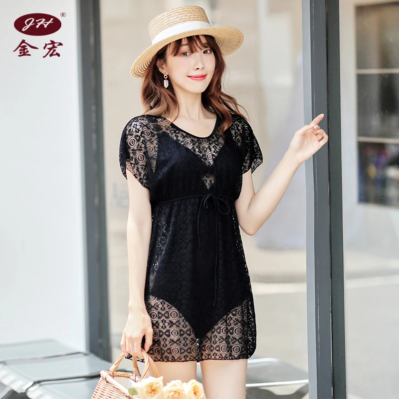 JH female swimwear 2019 new women's one-piece dress two-piece sexy cover slimming swimsuit swimming suit bathing suit JH female swimwear 2019 new women's one-piece dress two-piece sexy cover slimming swimsuit swimming suit bathing suit