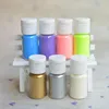 DIY Embossing Powder Metallic Paint Shiny Gold Silver 10ml 1