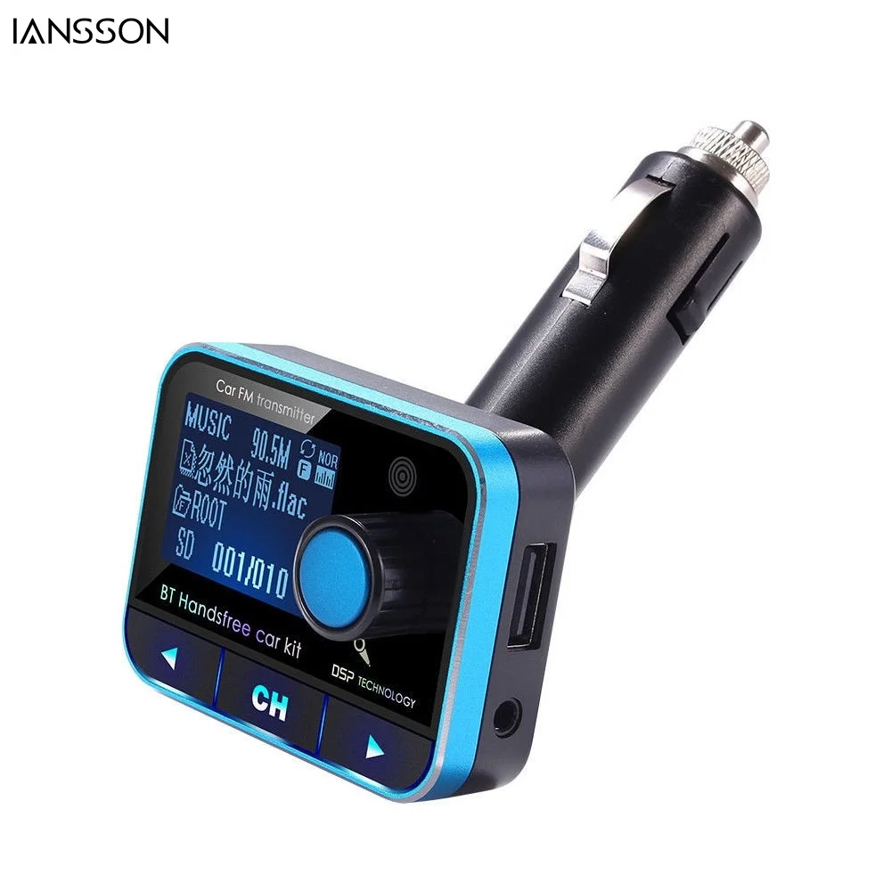 Super Bluetooth Car Kit Handsfree Wireless FM Transmitter Extend MP3