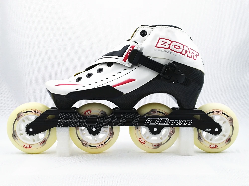 

Bont Inline Skate Jet 3PT White Red Package speed skate inline skate