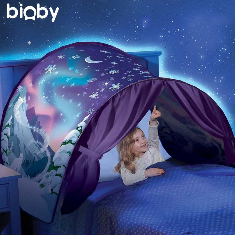 

Baby Infant Bed Tent Wonderland Magical Dream Crib Tent Portable Summer Ventilate Pop-up Baby Bed Crib Curtain For Baby Sleeping