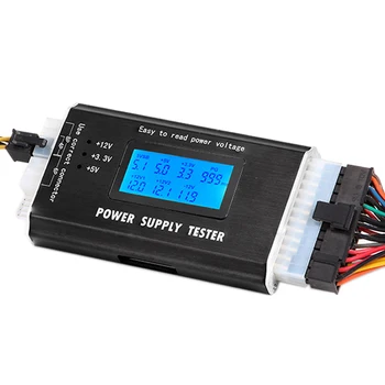 

1 PCS 20/24 4/6/8 PIN 1.8" LCD Computer PC Power Supply Tester for SATA,IDE,HDD,ATX,ITX,BYI Connectors