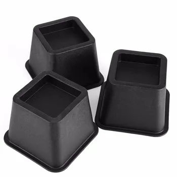

8pcs/set Bed Risers Set Chair Furniture Lift Blocks Elephant Feet Plastic Bed Riser Durable Riser Accessories Warehouse