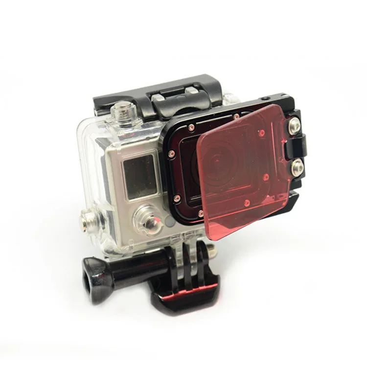 

Housing Aluminum alloy frame +PC lens diving Flip filter for Gopro HERO3 4 5 6 7black SJ4000