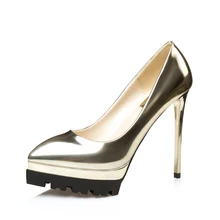 2017 neue Mode spitz frauen pumpt plattform dünne fersen concise War dünn Nachtclub frau High heels schuhe einfarbig pumpen