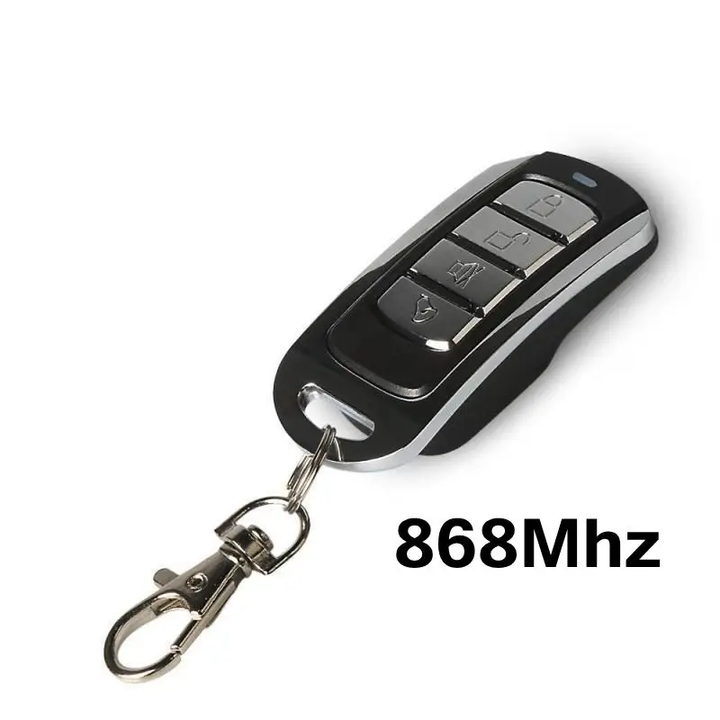

Remote Control 868 Mhz 4 Buttons Rf Remote Control Switch Cloning Transmitter Duplicator Copy Code Garage Door Opener Keychain