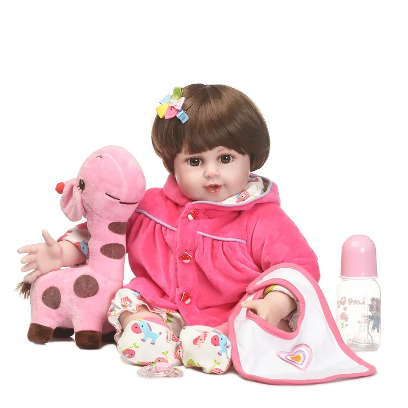 

Silicone Vinyl Reborn Baby Doll Toys Girl Brinquedos Lifelike Fashion Princess NPK Bebe Toddler reborn Birthday Gifts For Kids