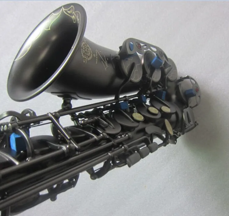 Best Sellers Matte Saxophones Alto New Black Sax SAS-54 flat E high quality Alto Sax Professional Musical Instruments case