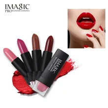 IMAGIC стойкая матовая губная помада с красивым водостойким бархатом матовая помада 10 горячих цветов Make Up Batom Intense Full Stick