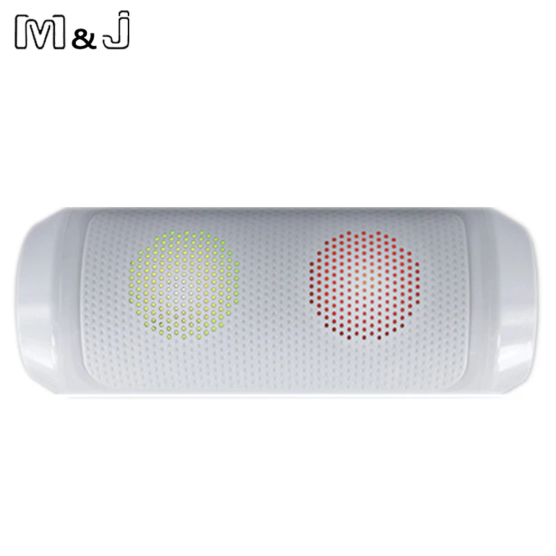M & J Мультимедийный Мини Bluetooth динамик с стерео FM AUX беспроводной супер бас