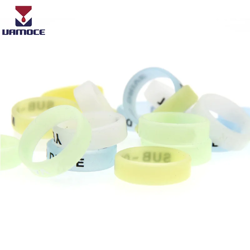 

4pcs/lot luminous Vape Band Silicone Atomizer Ring Electronic Cigarette Ring For RDA RTA Astomizer