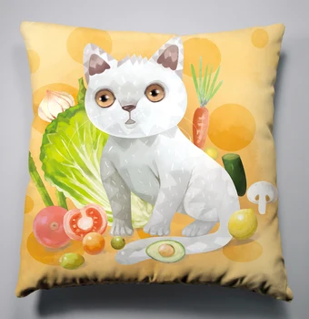 

Decorative Cat 40x40cm Pillow Case Cover Seat Bedding Cushion 002