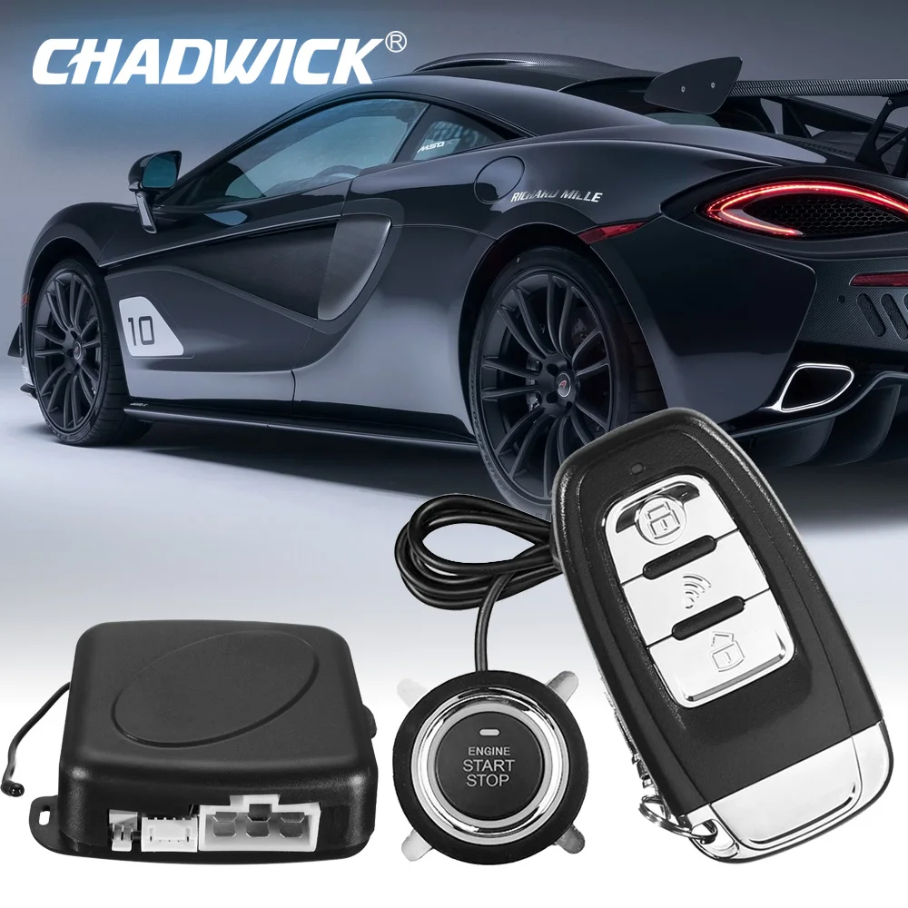 Новая кнопка запуска двигателя CHADWICK 886 бесключевая система входа кнопочный пульт