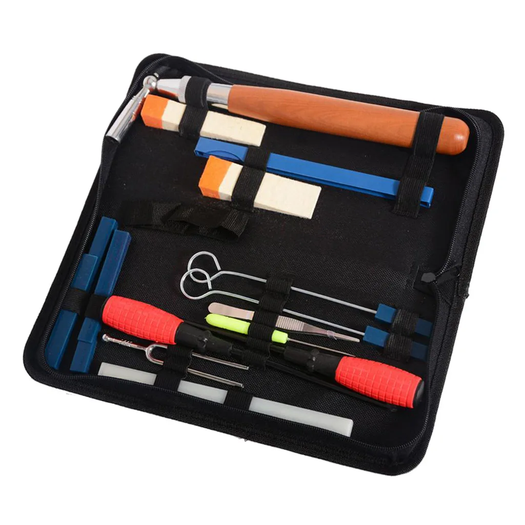 

17pcs Piano Tuning Tuner Tool Wrench Screwdriver Fork Mute Set