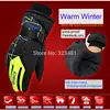Winter Warm Snowboard Ski Gloves men women mountain Skiing snowmobile waterproof snow motorcycle Gloves Windproof guanti moto ► Photo 3/6