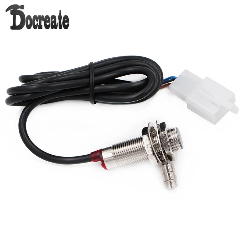 Sensor Cable With 3 Magnet for font b Motorcycle b font Digital Odometer Speedometer Tachometer