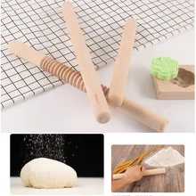 Рождественская тисненая скалка для выпечки печенья раскатка штифт дерево кухонный инструмент тисненая Скалка дерево помадка